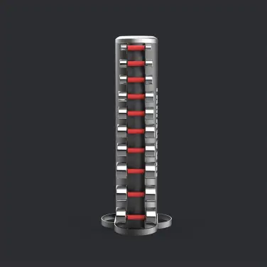 Набор стальных гантелей на стойке от 1 до 10 кг Yamaguchi Dumbbells Rack